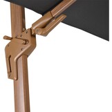 Lesli Living - Push-up parasol VirgoFlex - Grijs - 300x300cm