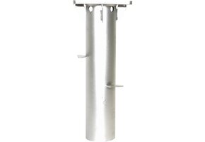 Lesli Living - Push-up parasol grondanker - Grijs - 16x16x39cm