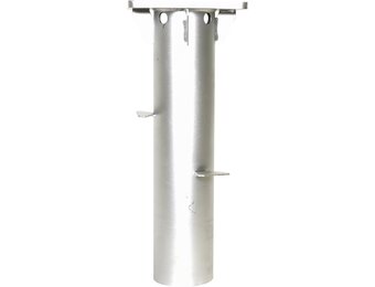 Lesli Living - Push-up parasol grondanker - Grijs - 16x16x39cm