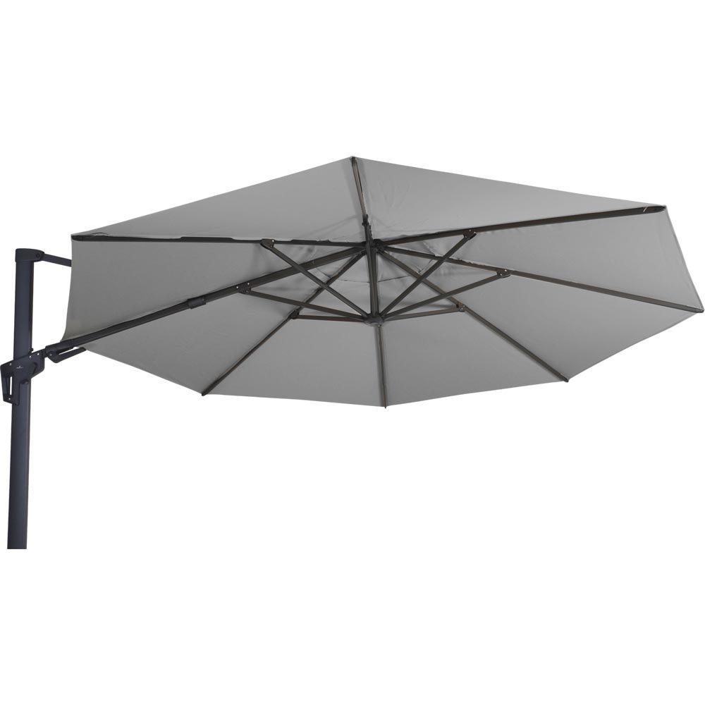Lesli Living - Push-up parasol VirgoFlex - Grijs - Ø350cm