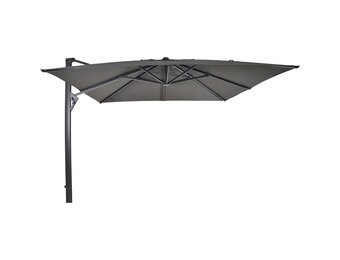 Lesli Living - Push-up parasol Taurus - Grijs - 300x300cm