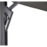 Lesli Living - Push-up parasol Taurus - Grijs - 300x300cm