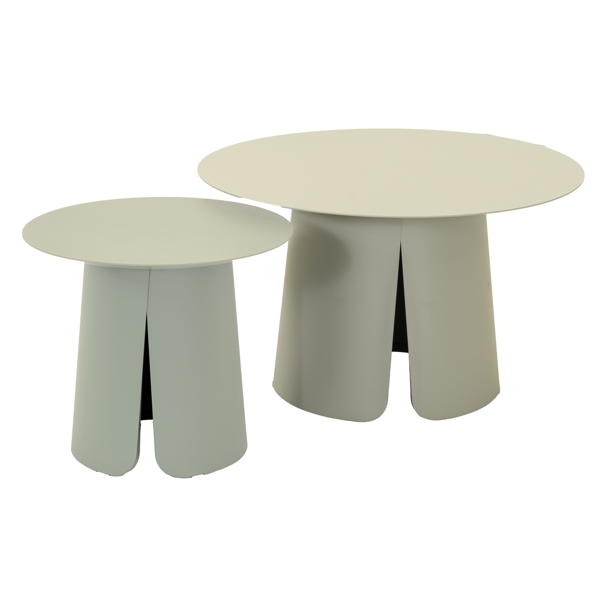 Lesli Living - Sidetable Oslo - Crème - Ø45x39cm
