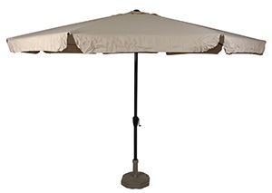 Lesli Living - Push-up parasol Libra - Beige - Ø350cm