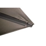 Lesli Living - Push-up parasol Virgo - Taupe - 300x300cm