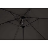 Lesli Living - Push-up parasol Gemini - Zwart - Ø300cm