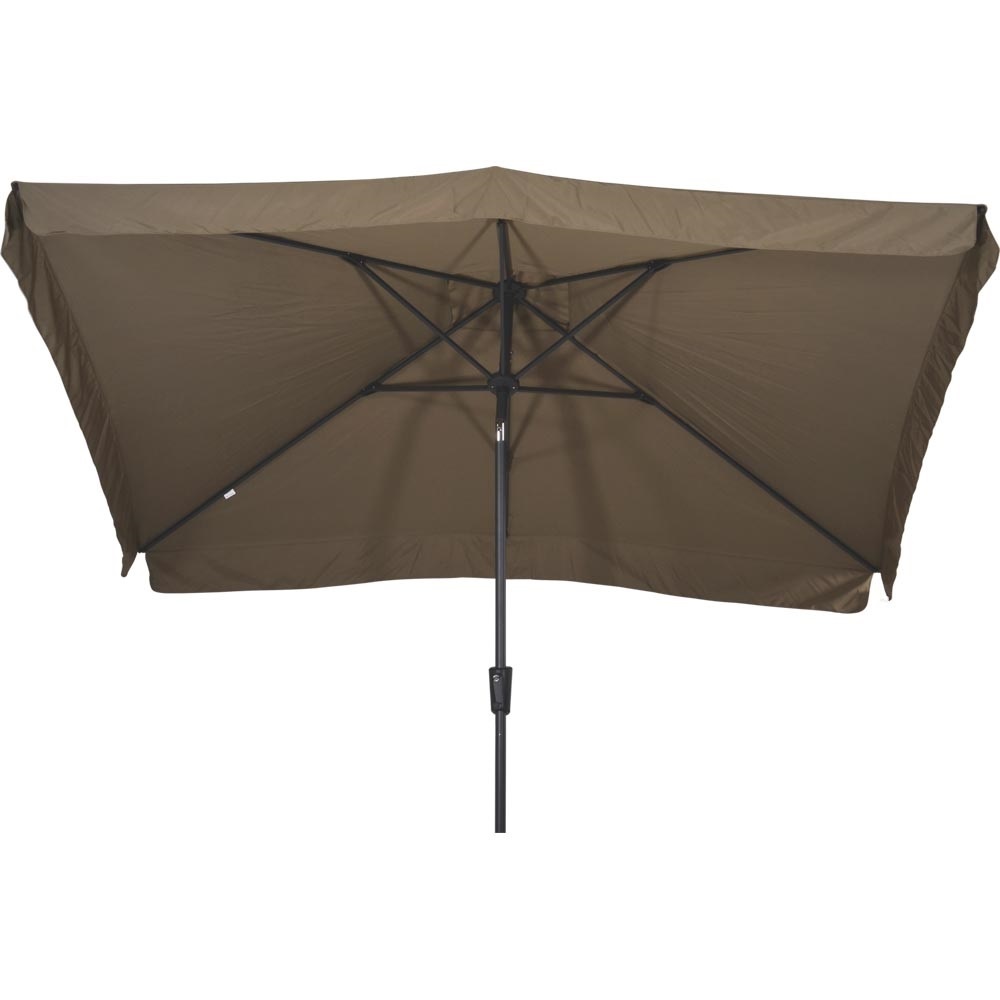 Lesli Living - Push-up parasol Libra - Taupe - 200x300cm