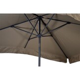 Lesli Living - Push-up parasol Libra - Taupe - 200x300cm