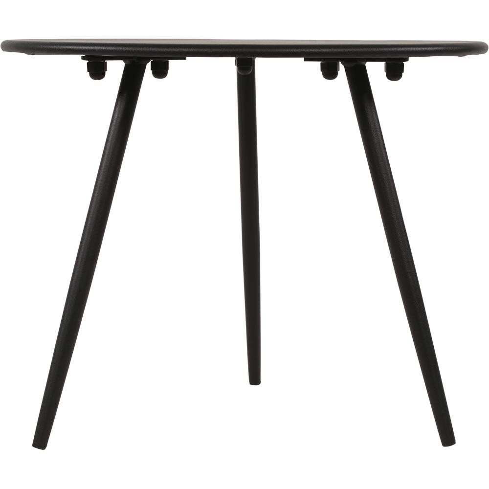 Lesli Living - Sidetable Rafael - Zwart - Ø60x41cm