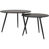 Lesli Living - Sidetable Rafael - Zwart - Ø60x41cm