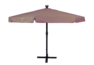 Lesli Living - Push-up parasol VirgoFlex - Beige - Ø350cm