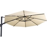 Lesli Living - Push-up parasol VirgoFlex - Beige - Ø350cm