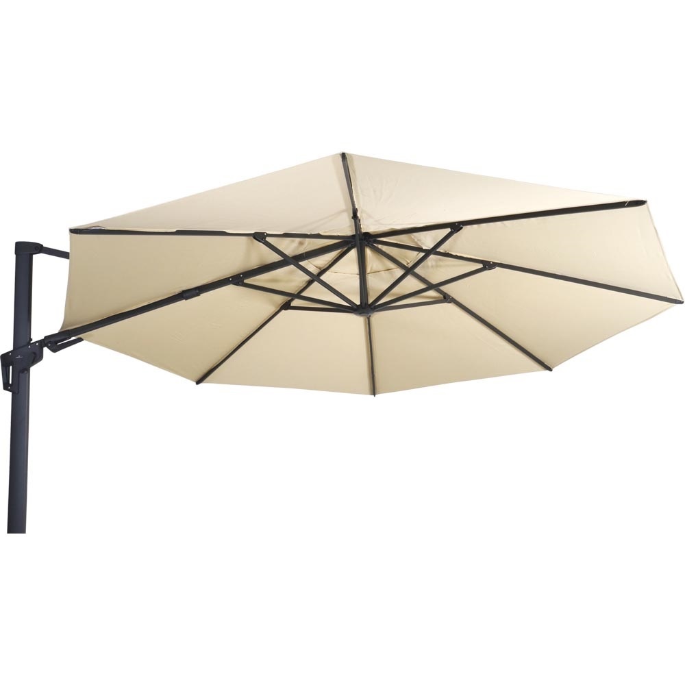 Lesli Living - Push-up parasol VirgoFlex - Beige - Ø350cm