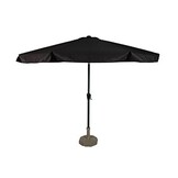 Lesli Living - Push-up parasol Libra - Zwart - Ø300cm