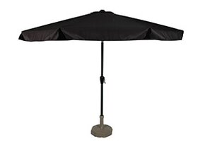 Lesli Living - Push-up parasol Libra - Zwart - Ø300cm