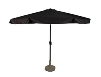 Lesli Living - Push-up parasol Libra - Zwart - Ø300cm