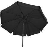 Lesli Living - Push-up parasol Libra - Zwart - Ø300cm