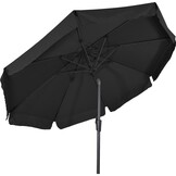 Lesli Living - Push-up parasol Libra - Zwart - Ø300cm