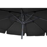 Lesli Living - Push-up parasol Libra - Zwart - Ø300cm