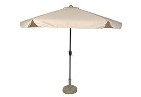 Lesli Living - Push-up parasol Gemini - Beige - Ø300cm