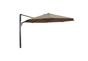 Lesli Living - Push-up parasol Taurus - Taupe - Ø350cm