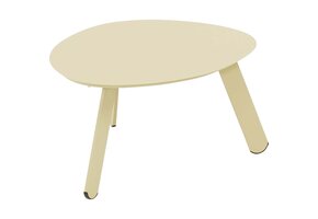 Lesli Living - Sidetable Tiki - Beige - 55x46x28cm
