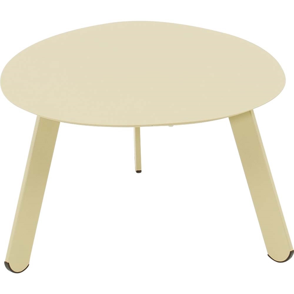 Lesli Living - Sidetable Tiki - Beige - 55x46x28cm