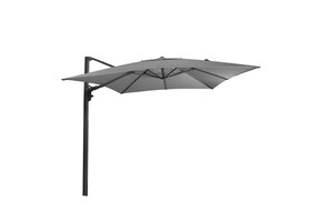 Lesli Living - Push-up parasol Virgo - Grijs - 300x300cm
