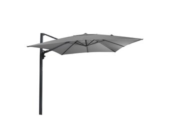 Lesli Living - Push-up parasol Virgo - Grijs - 300x300cm