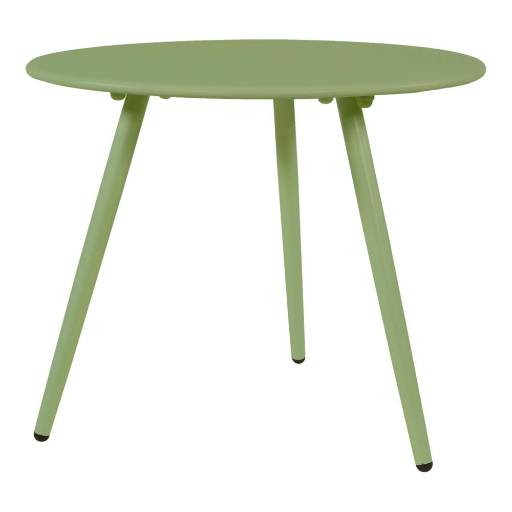 Lesli Living - Sidetable Rafael - Groen - Ø45x35cm