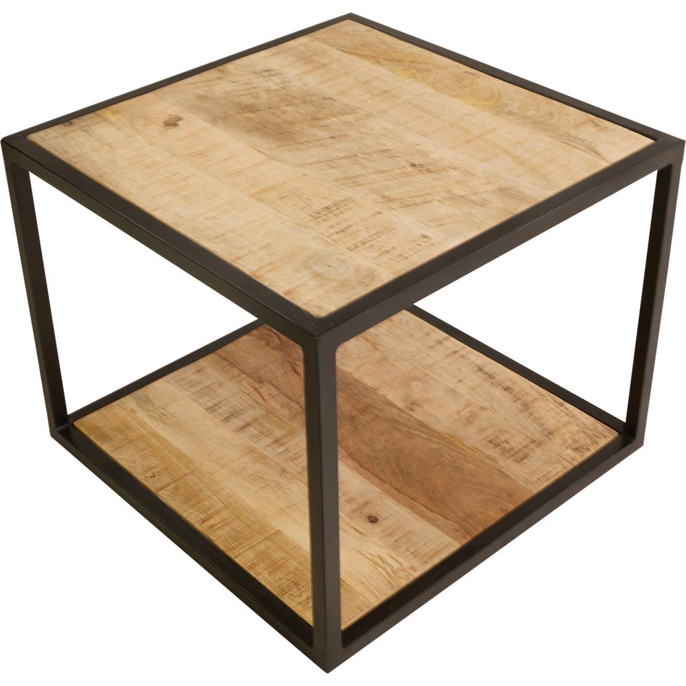 Lesli Living - Sidetable Jack - Zwart - 50x50x40cm