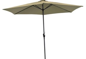 Lesli Living - Push-up parasol Gemini - Groen - Ø300cm