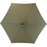 Lesli Living - Push-up parasol Gemini - Groen - Ø300cm