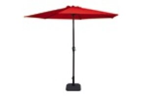 Lesli Living - Push-up parasol Gemini - Rood - Ø300cm