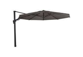 Lesli Living - Push-up parasol VirgoFlex - Antraciet - Ø350cm