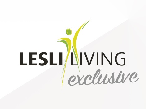 Lesli Living - Push-up parasol Gemini - Taupe - Ø300cm