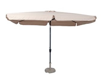 Lesli Living - Push-up parasol Libra - Beige - 200x300cm