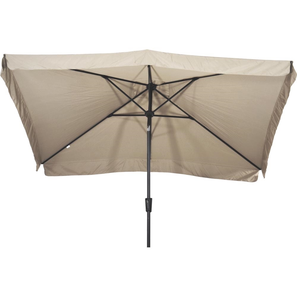 Lesli Living - Push-up parasol Libra - Beige - 200x300cm