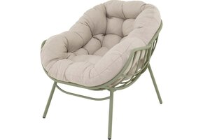 Lesli Living - Bistrostoel Cozy - Beige - 97x101x93cm