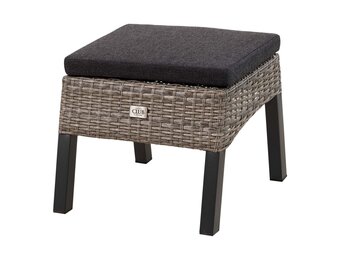 Lesli Living - Voetenbank Treviso - Grijs - 53x54x39cm