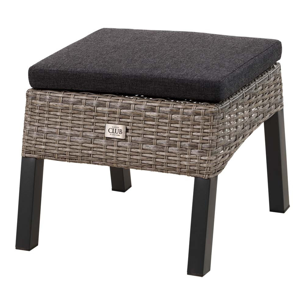 Lesli Living - Voetenbank Treviso - Grijs - 53x54x39cm