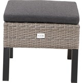 Lesli Living - Voetenbank Treviso - Grijs - 53x54x39cm