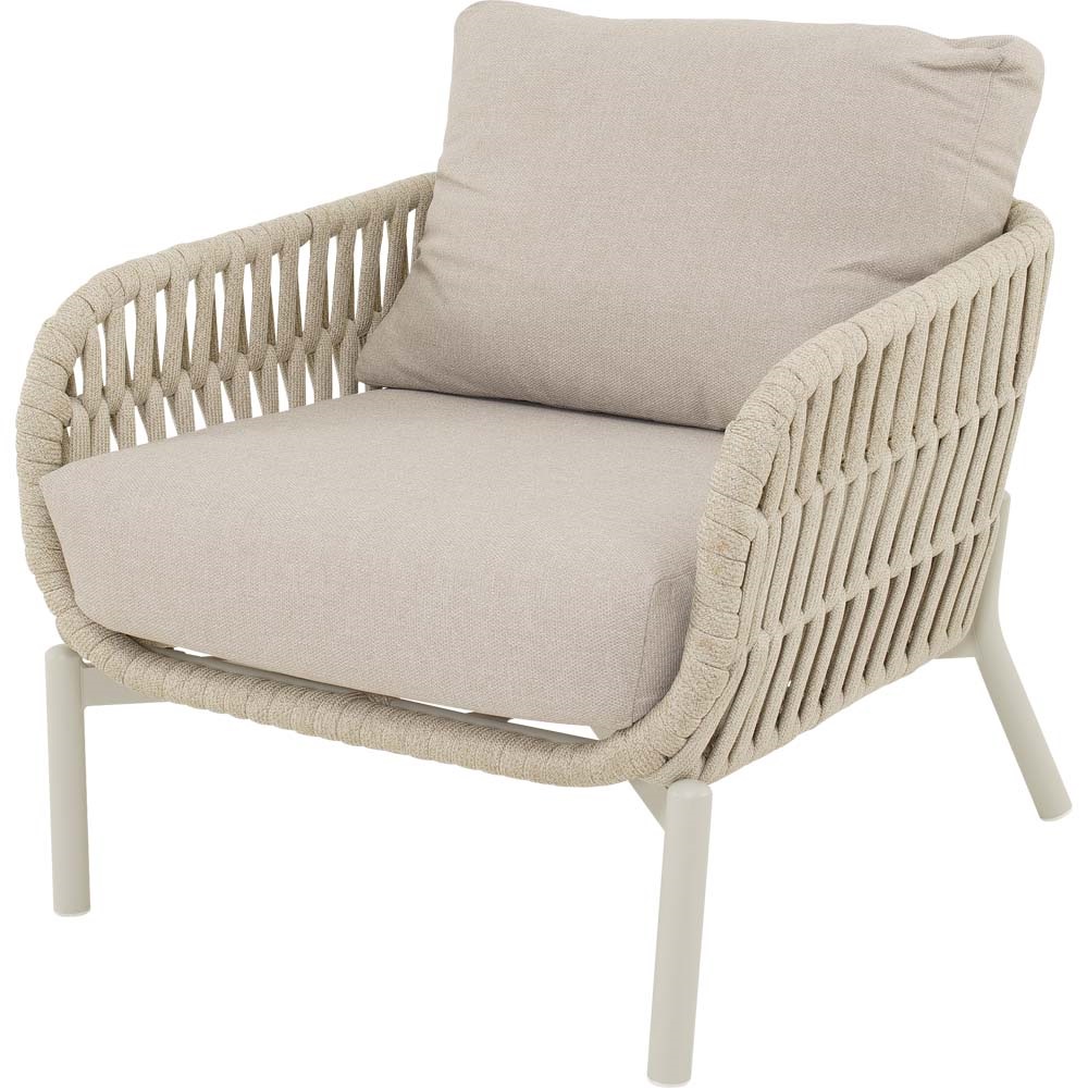 Lesli Living - Bistrostoel Burgos - Beige - 80x84x66,5cm - Set van 2