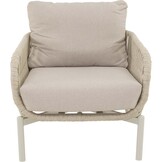 Lesli Living - Bistrostoel Burgos - Beige - 80x84x66,5cm - Set van 2