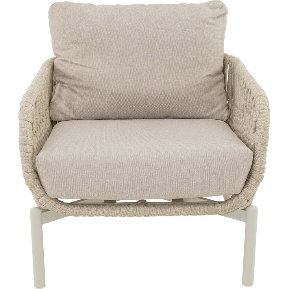 Lesli Living - Bistrostoel Burgos - Beige - 80x84x66,5cm - Set van 2