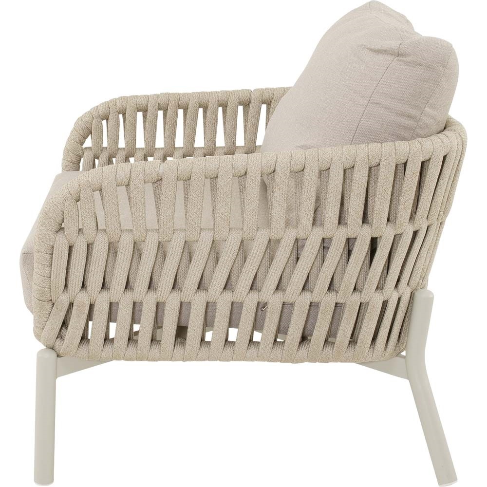 Lesli Living - Bistrostoel Burgos - Beige - 80x84x66,5cm - Set van 2