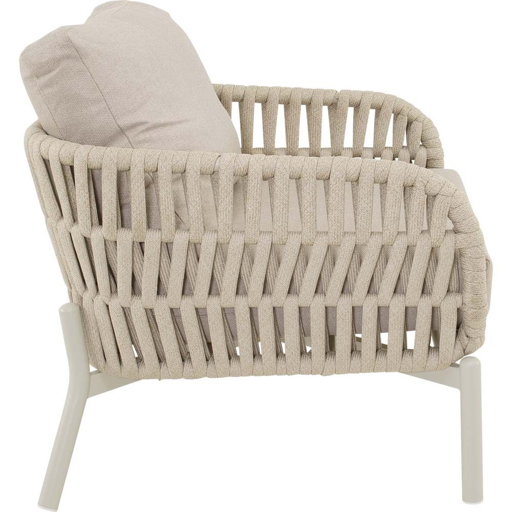 Lesli Living - Bistrostoel Burgos - Beige - 80x84x66,5cm - Set van 2