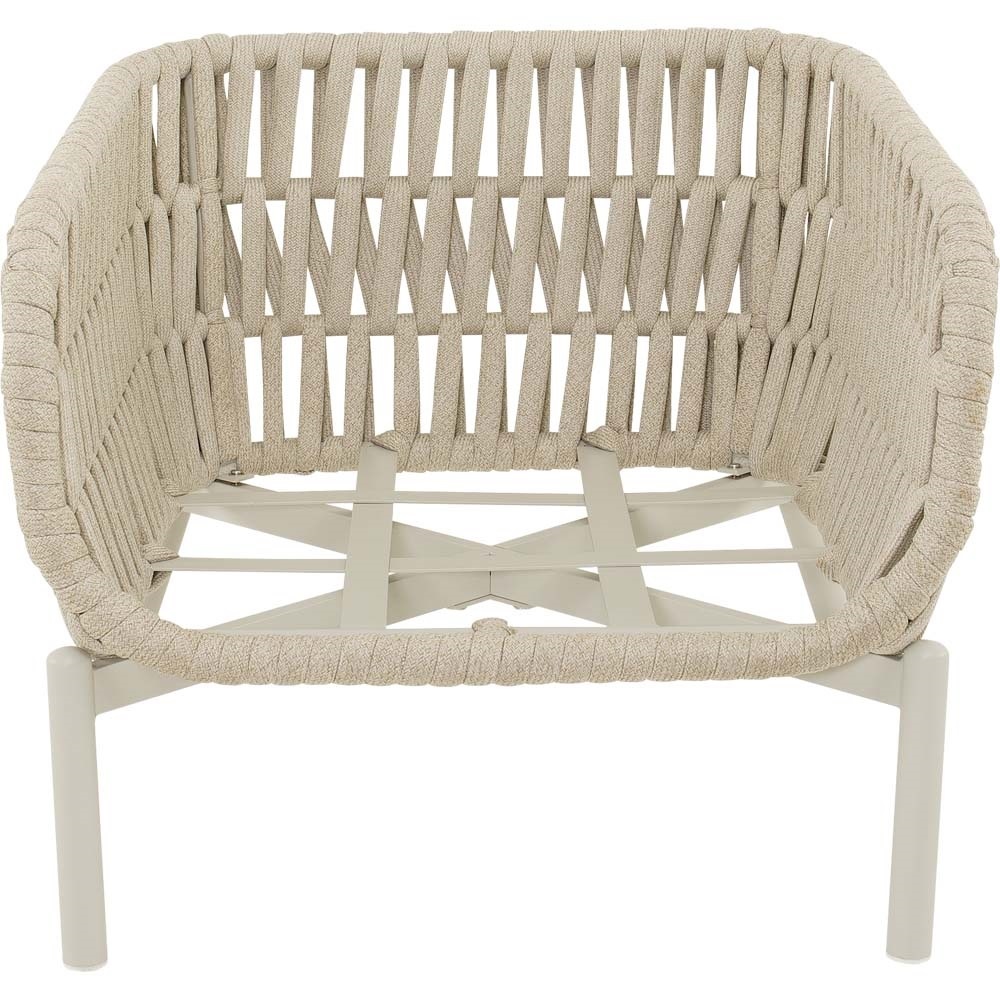 Lesli Living - Bistrostoel Burgos - Beige - 80x84x66,5cm - Set van 2