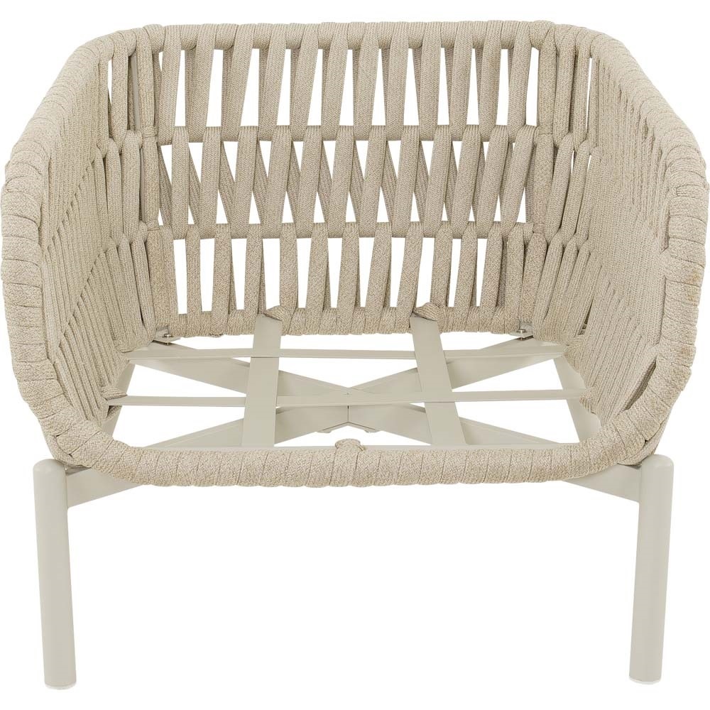 Lesli Living - Bistrostoel Burgos - Beige - 80x84x66,5cm - Set van 2