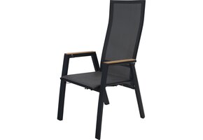 Lesli Living - Bistrostoel Amir - Zwart - 59,5x70x112cm